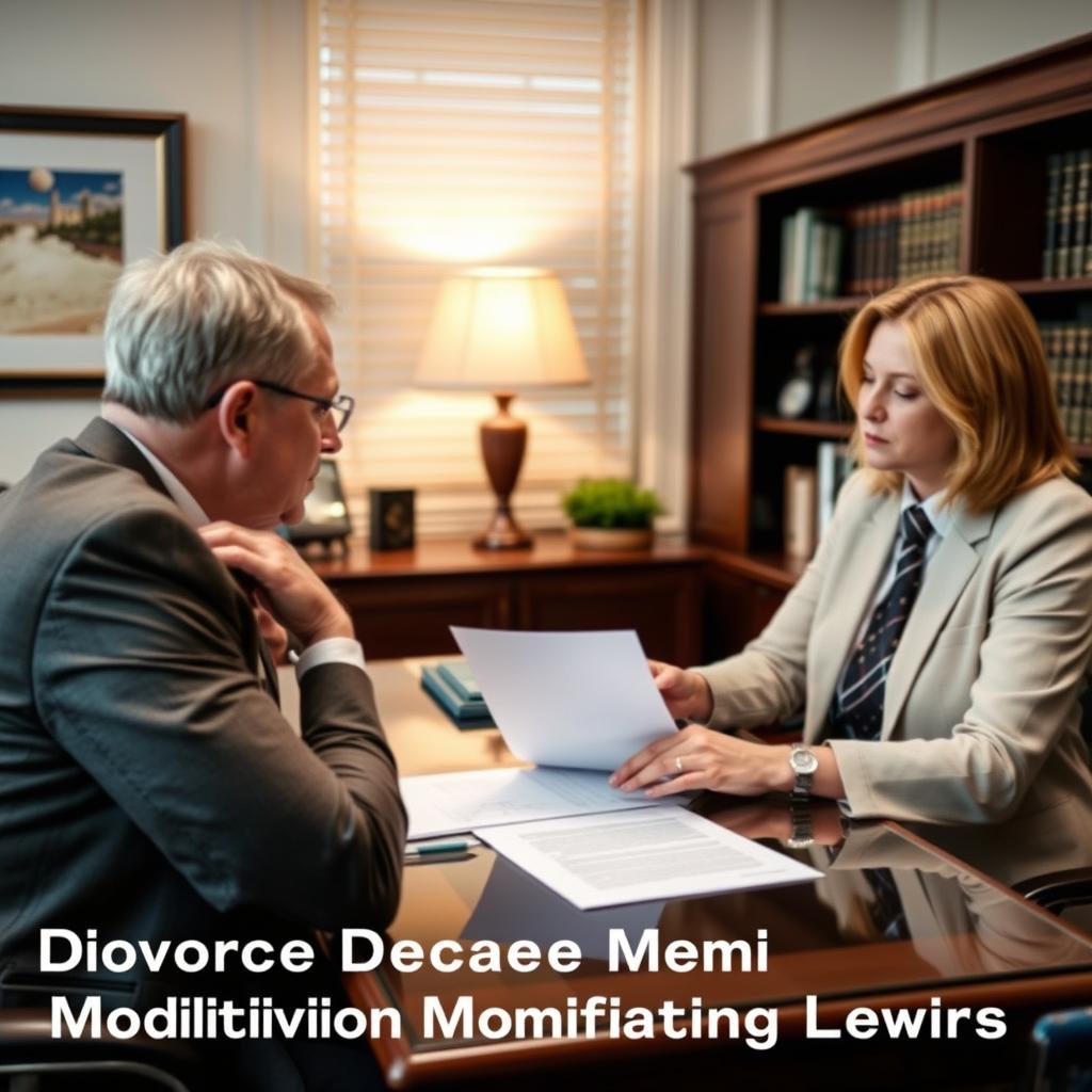 Divorce Decree Modification Lawyer York County