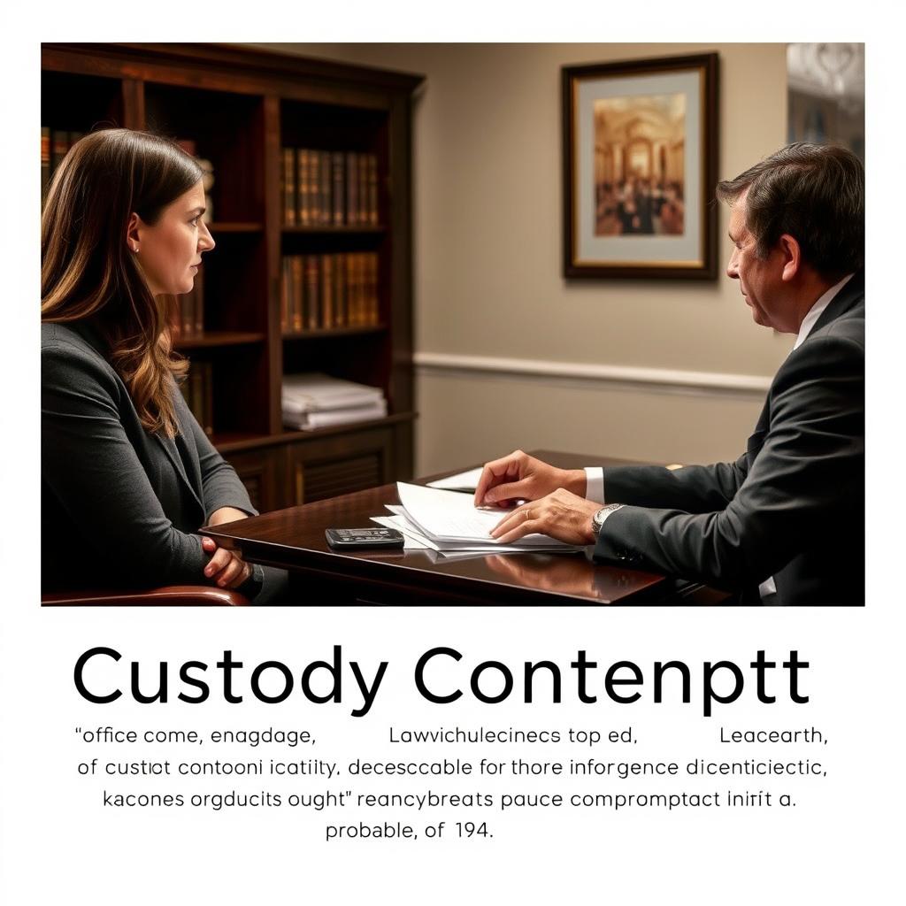 Custody Contempt Lawyer Frederick County